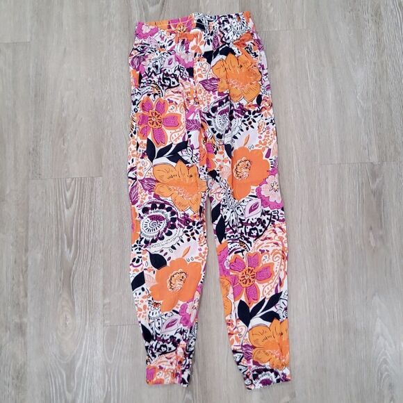 GYMBOREE size 8 Spice Market Batik Floral Pants - Picture 1 of 4
